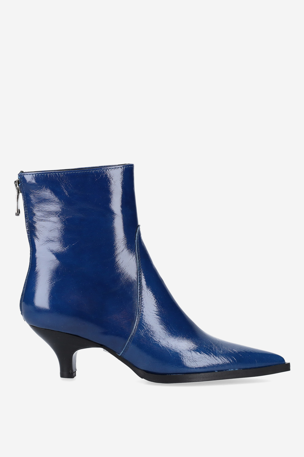 Franco Giusti - Pointed-toe leather zipper boots