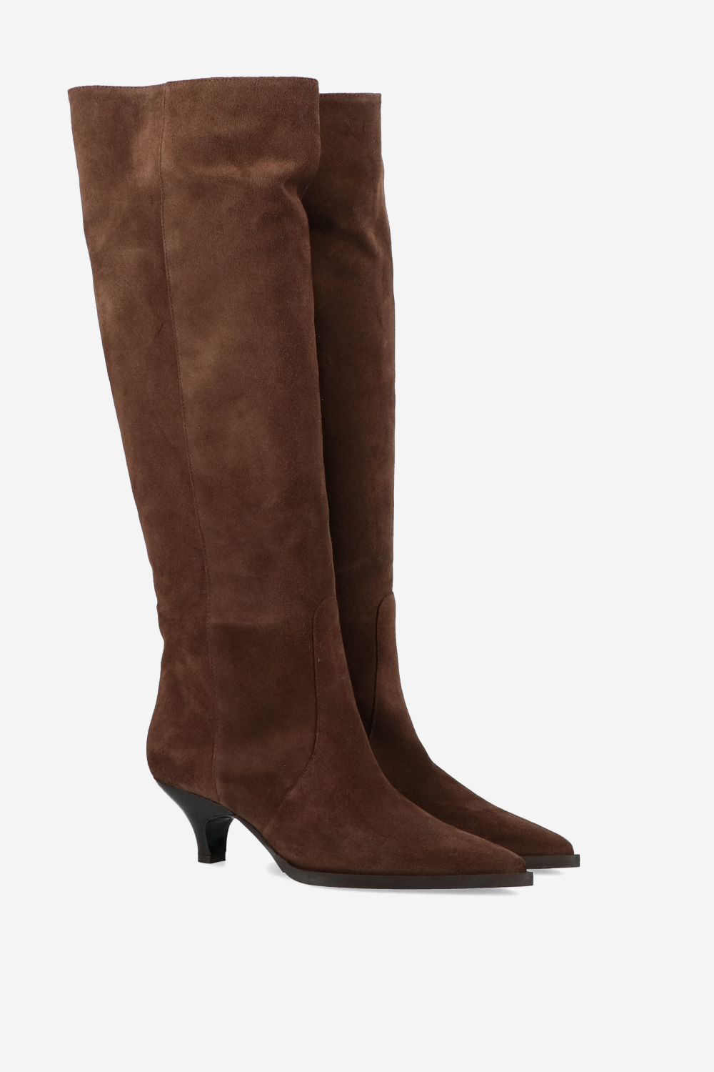 Franco Giusti - Pointed-toe knee-high suede boots