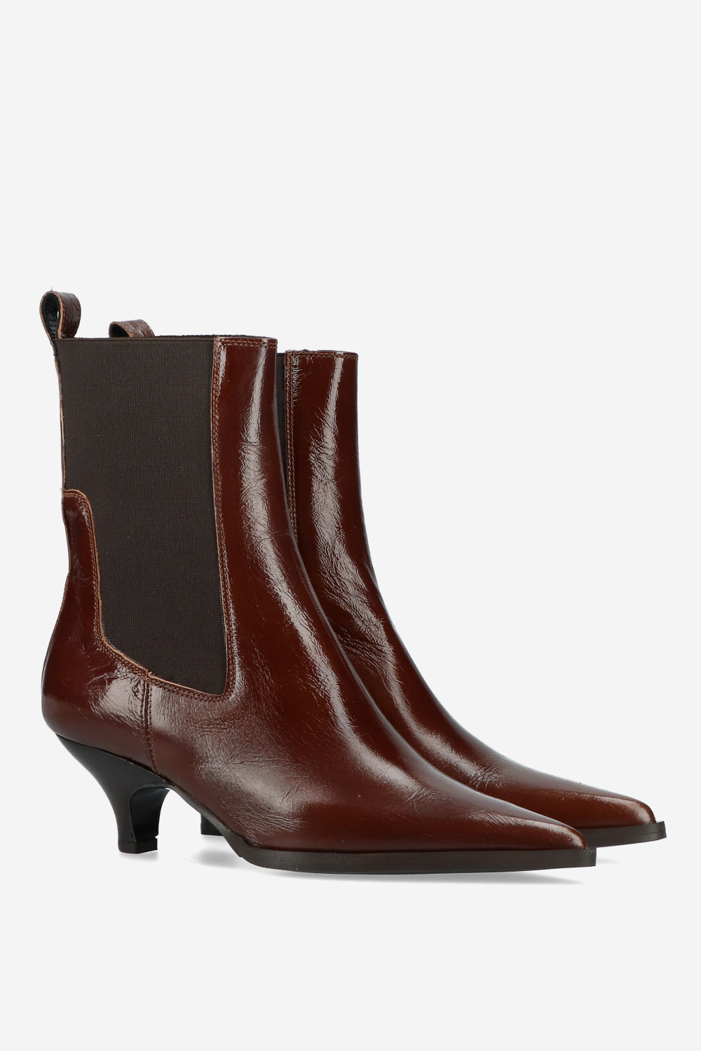 Franco Giusti - Pointed-toe patent leather boots