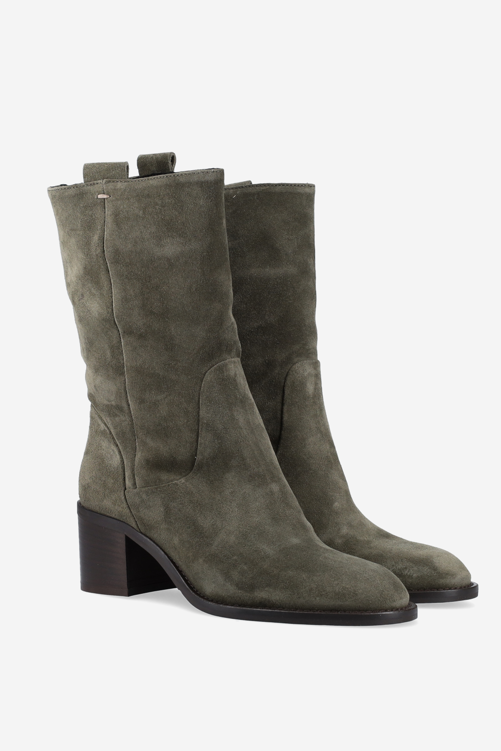 Suede ankle boots