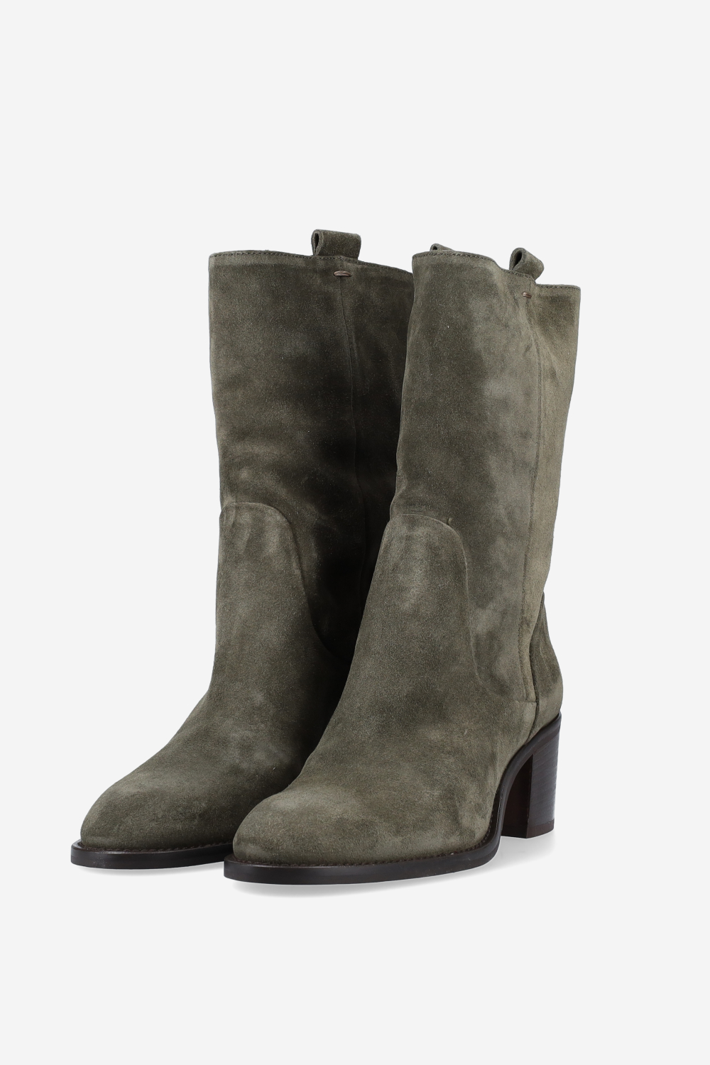 Suede ankle boots