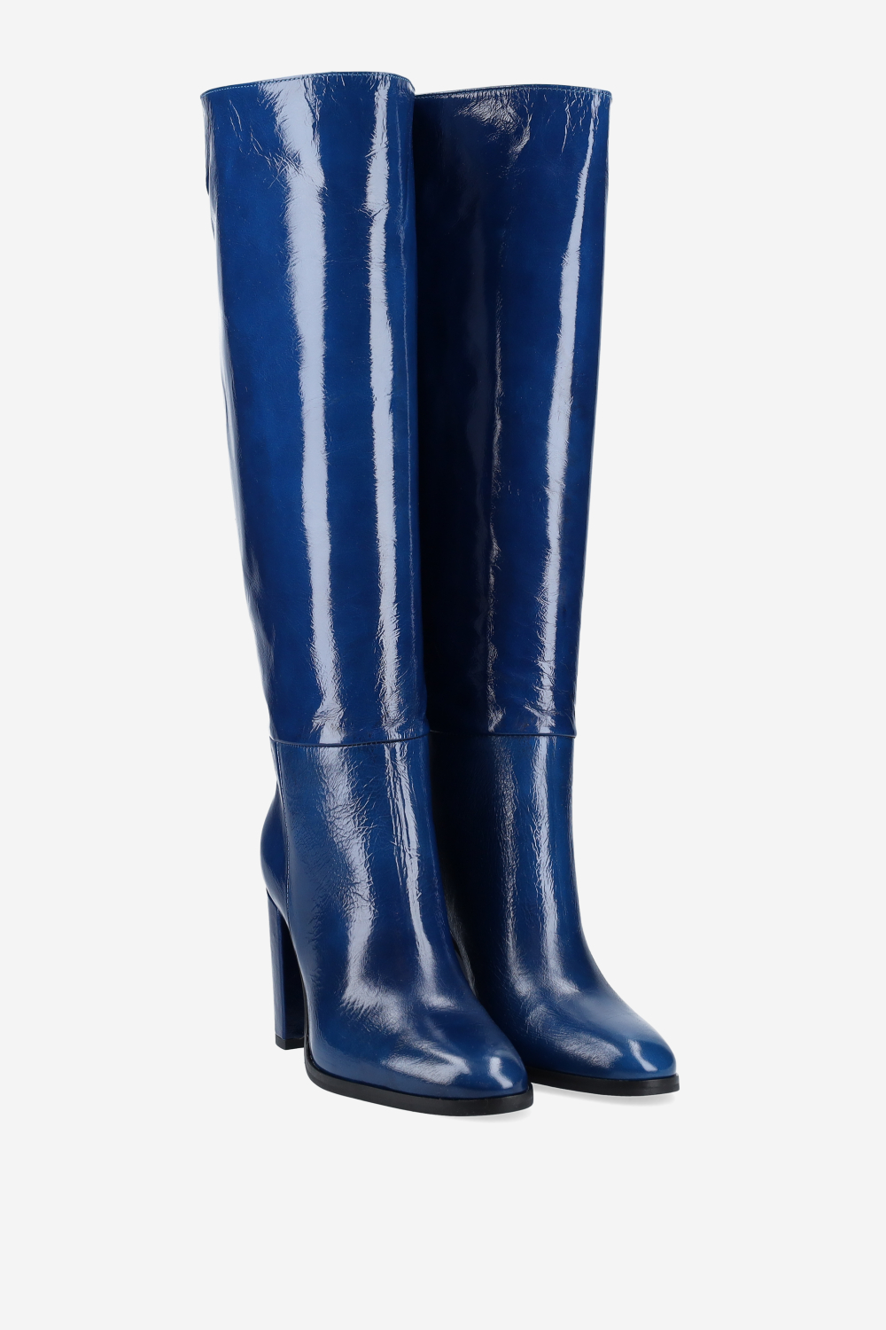 Leather knee-high boots
