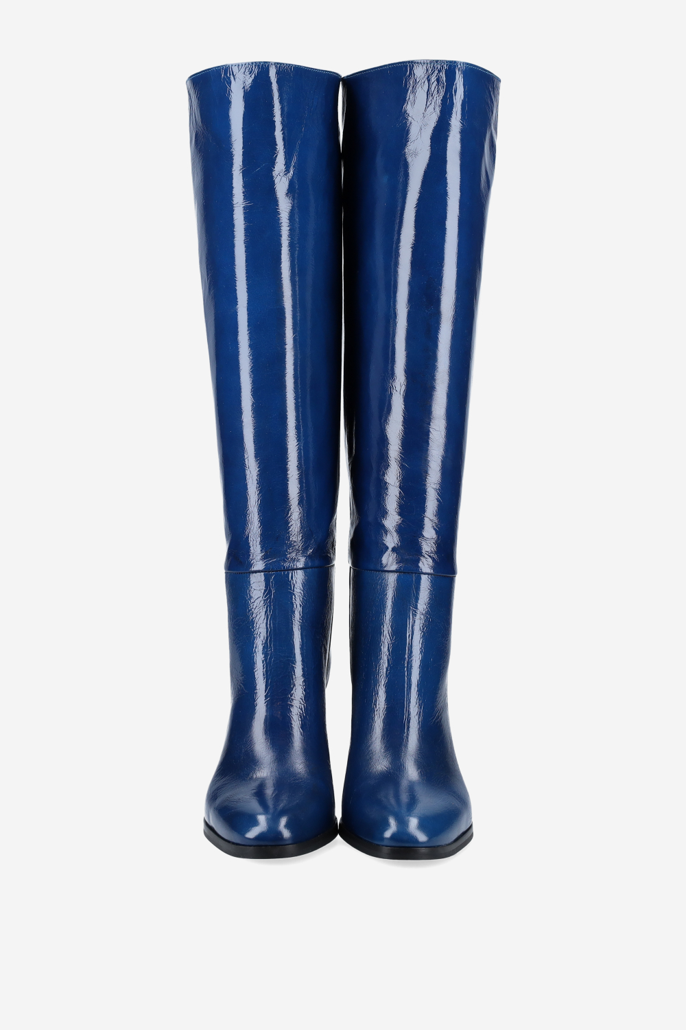 Leather knee-high boots