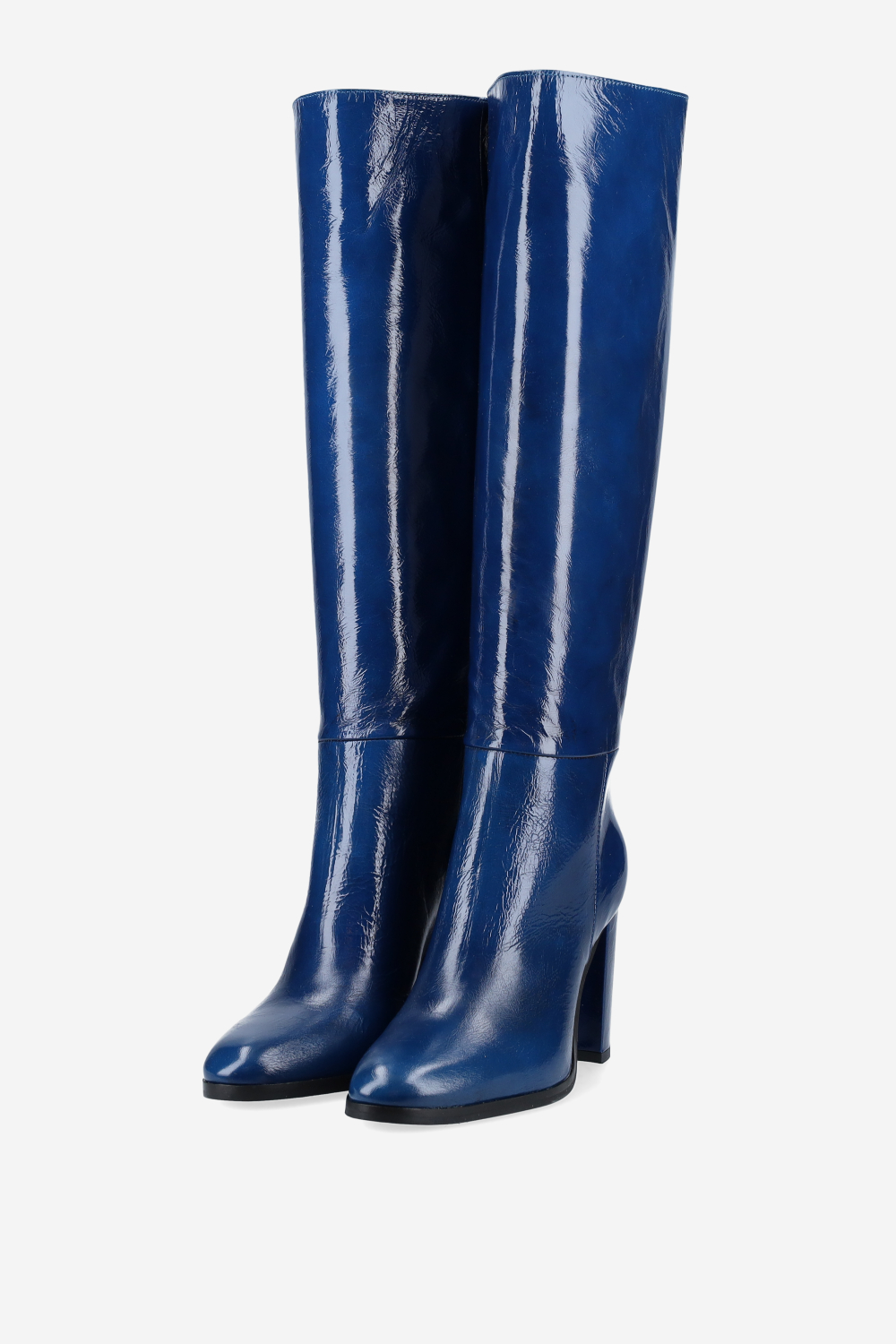 Leather knee-high boots