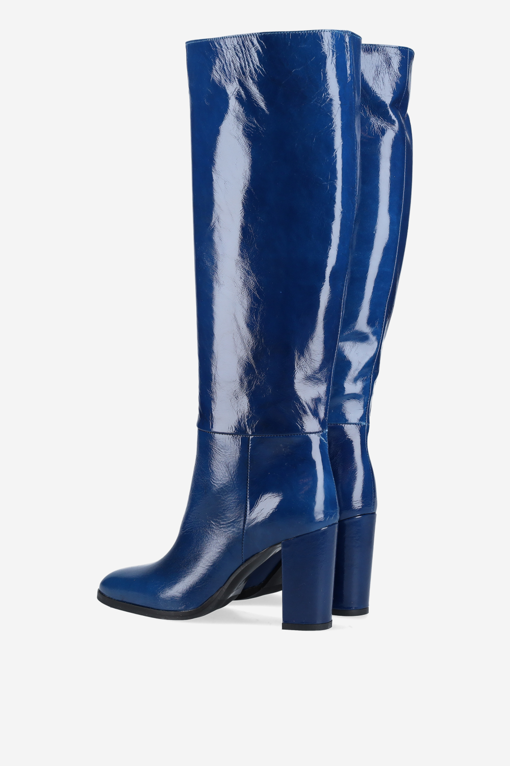 Leather knee-high boots