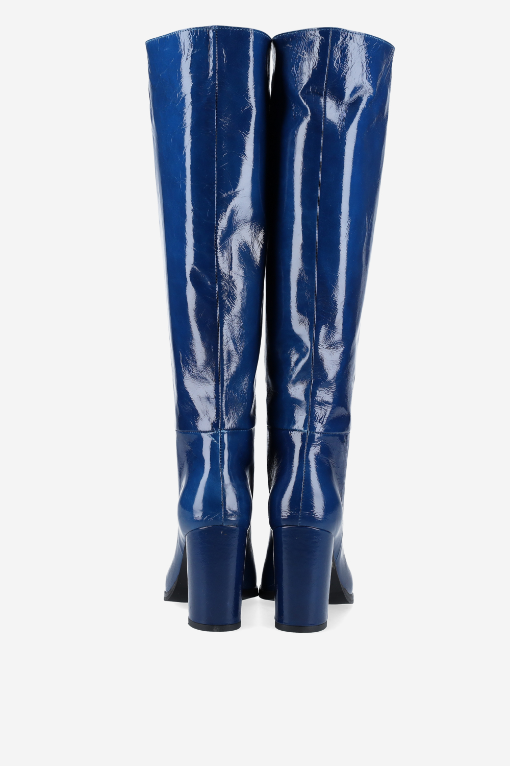 Leather knee-high boots