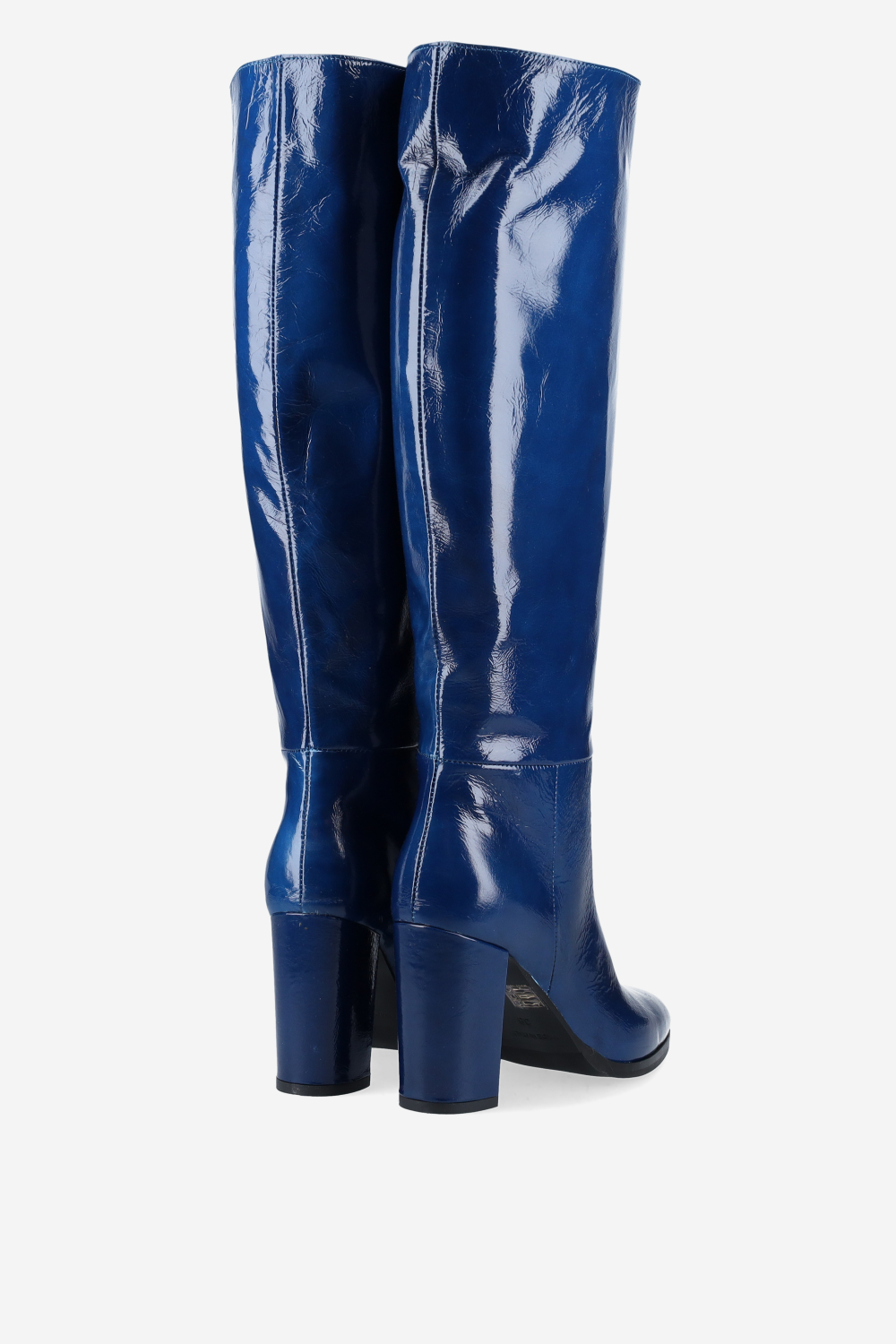 Leather knee-high boots