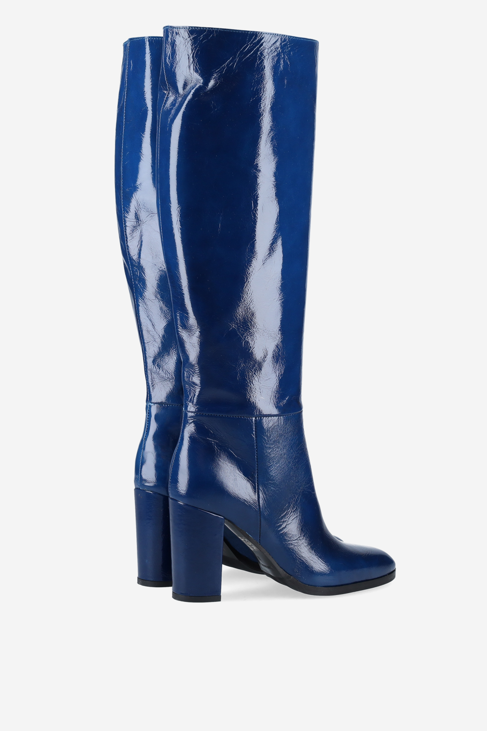 Leather knee-high boots