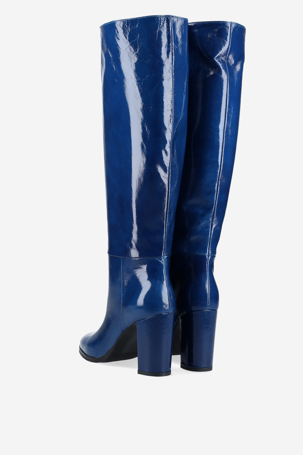 Leather knee-high boots