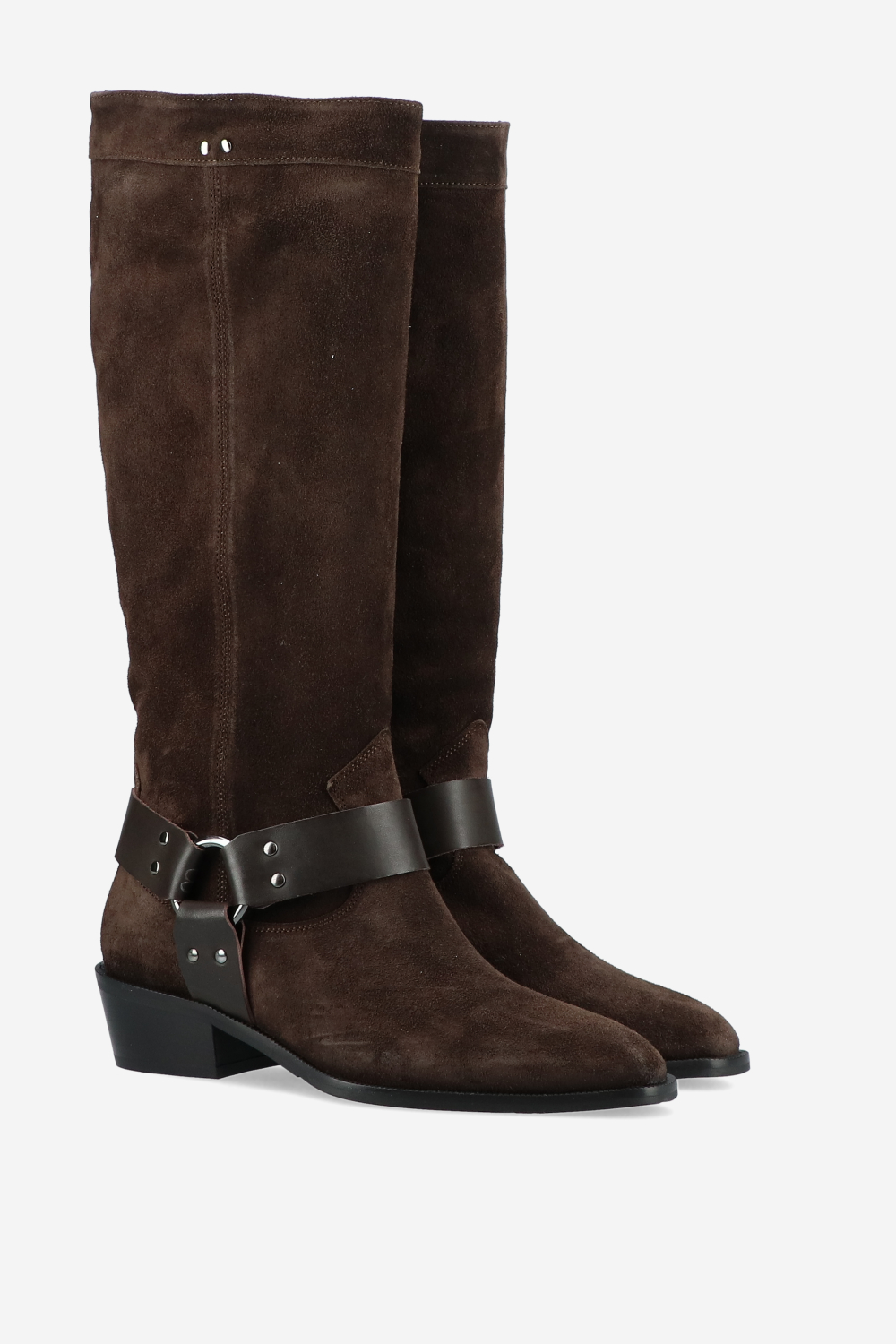 Franco Giusti - Buckled suede boots