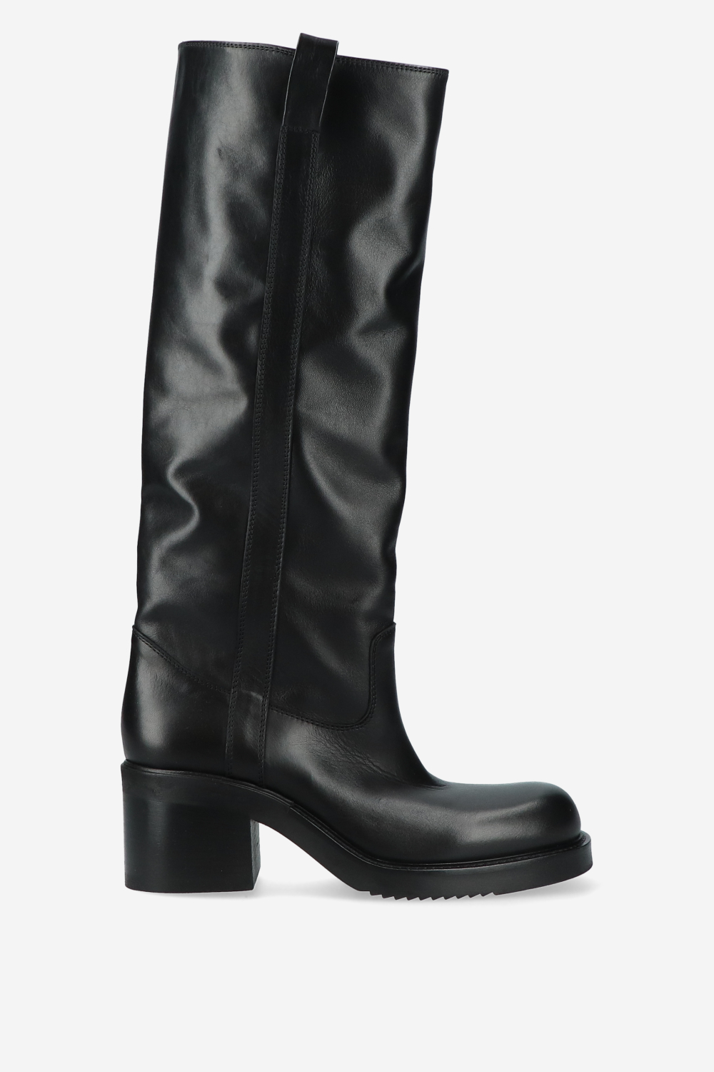Elena Iachi - Leather block heel boots