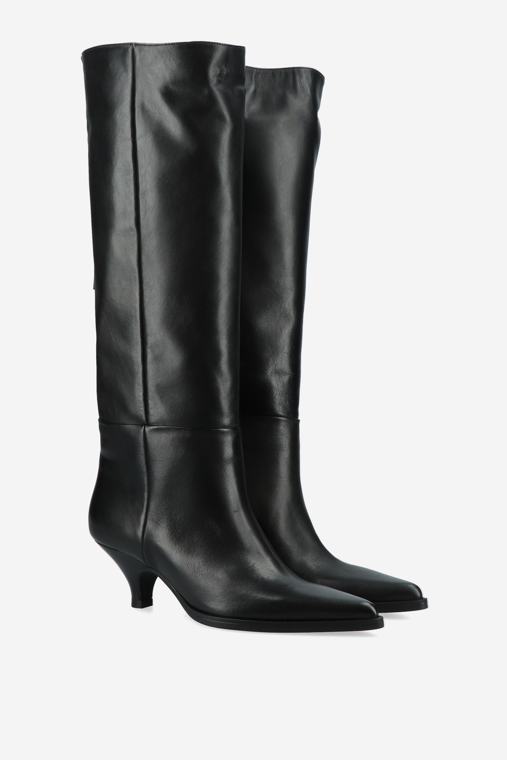 Elena Iachi - Pointed toe leather boots