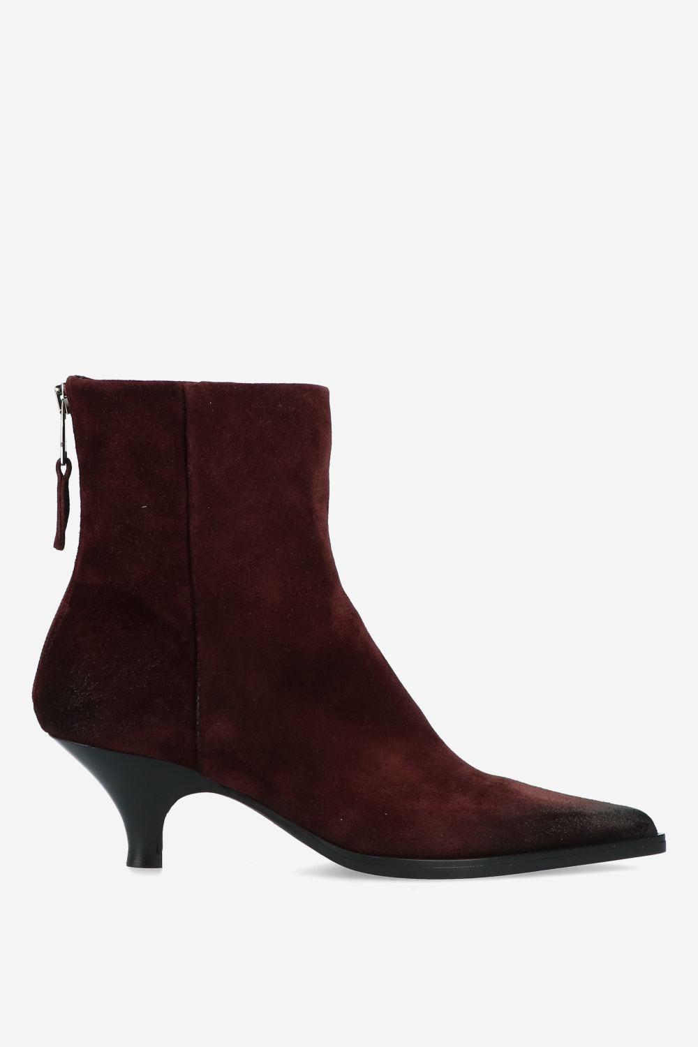 Elena Iachi - Pointed toe suede ankle boots