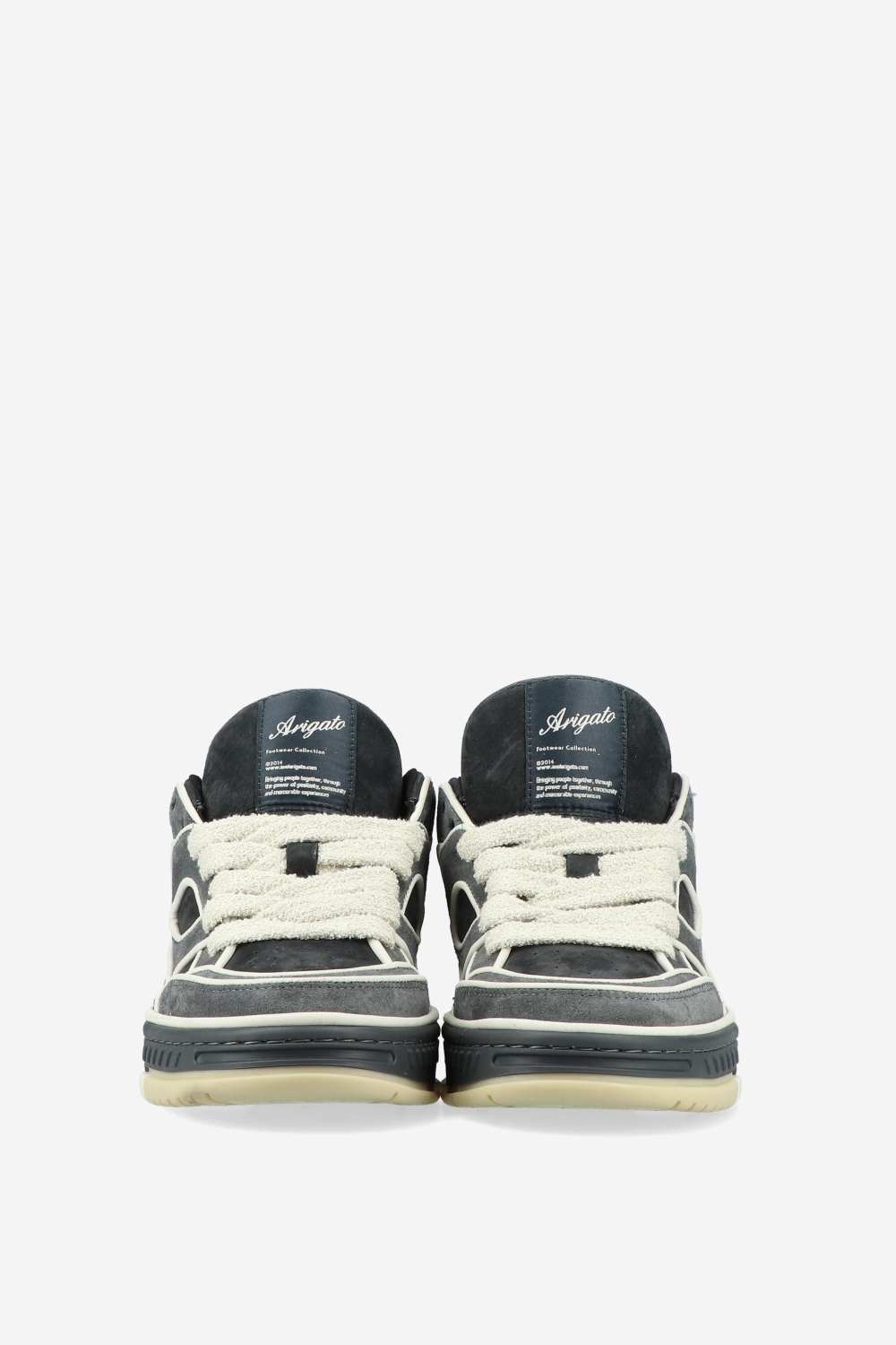 Area lo piping suede sneakers