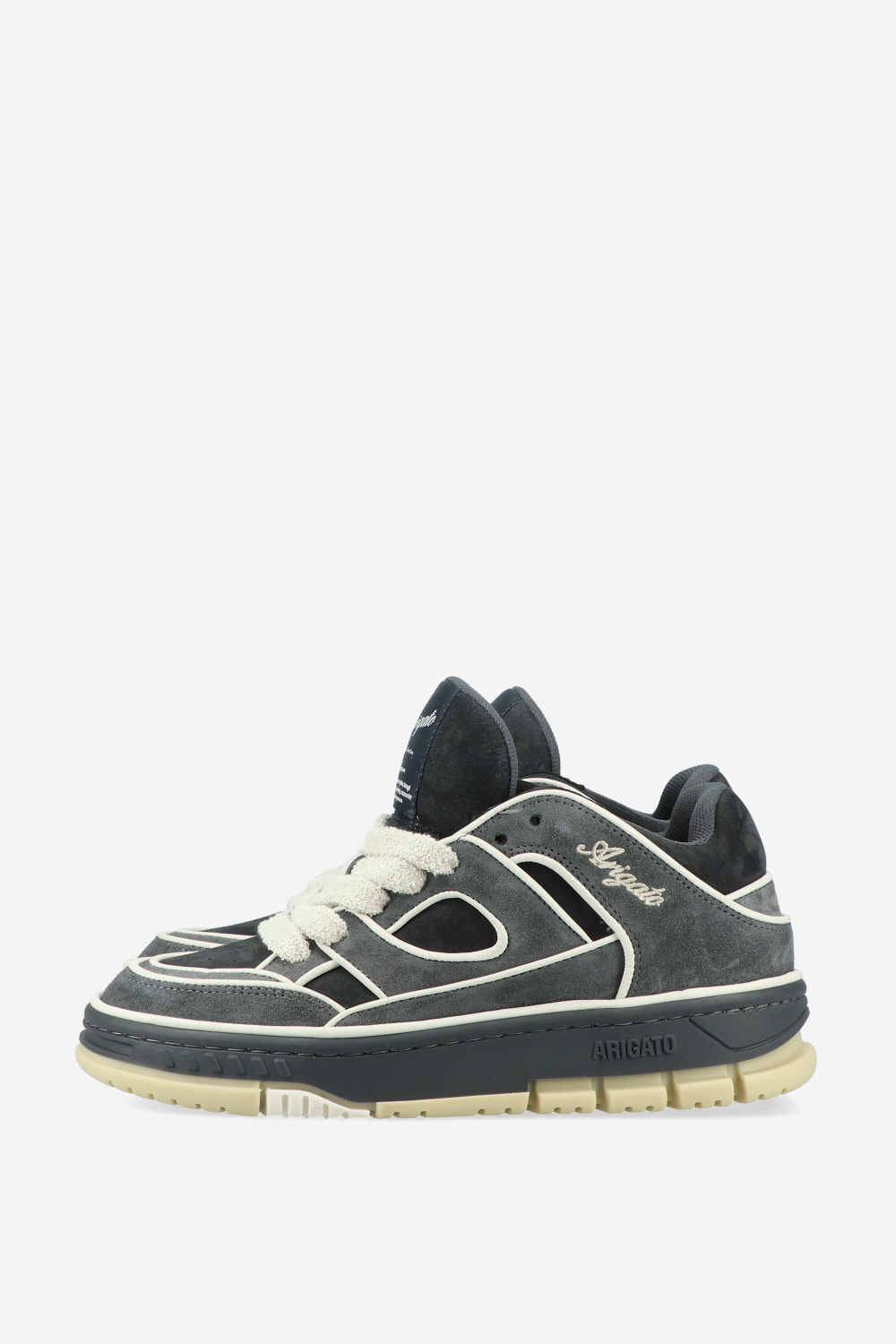 Area lo piping suede sneakers