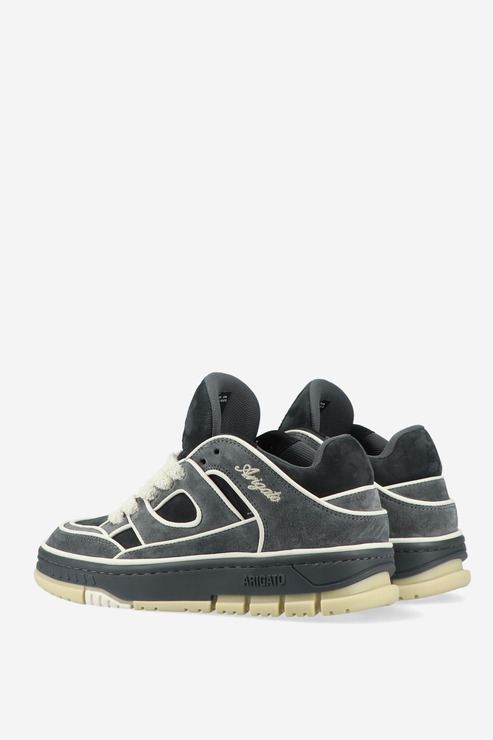Area lo piping suede sneakers