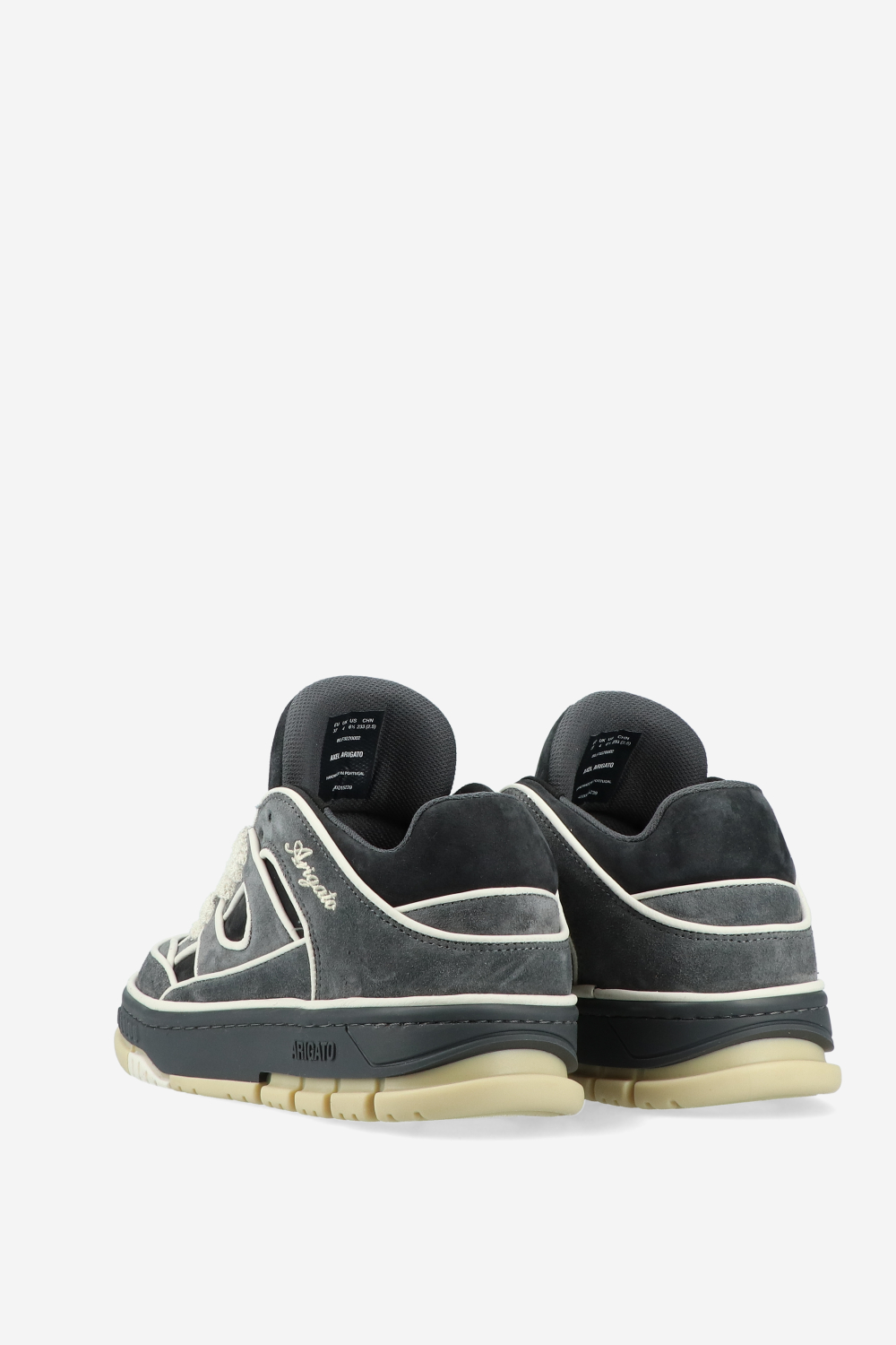Area lo piping suede sneakers