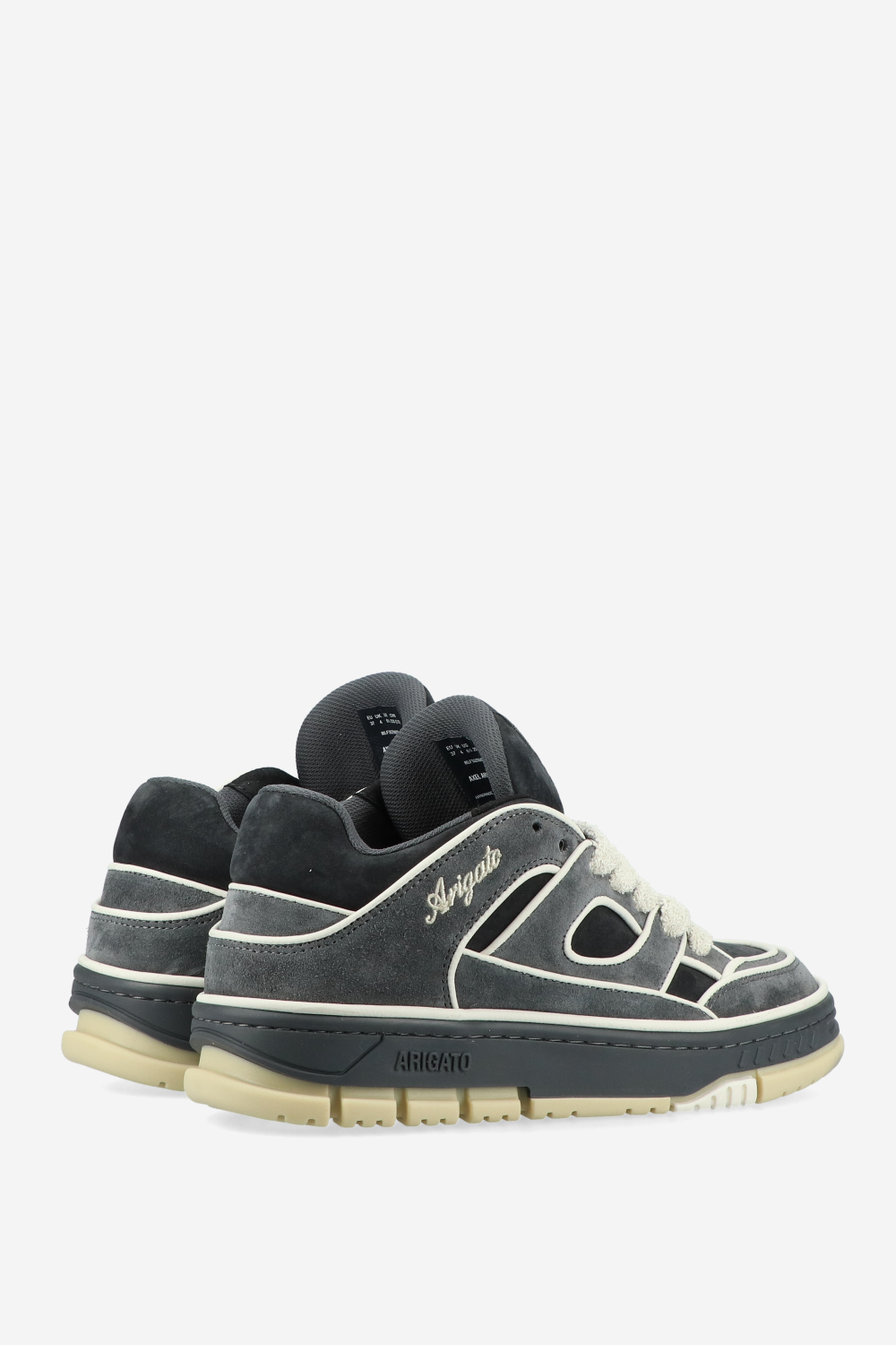 Area lo piping suede sneakers