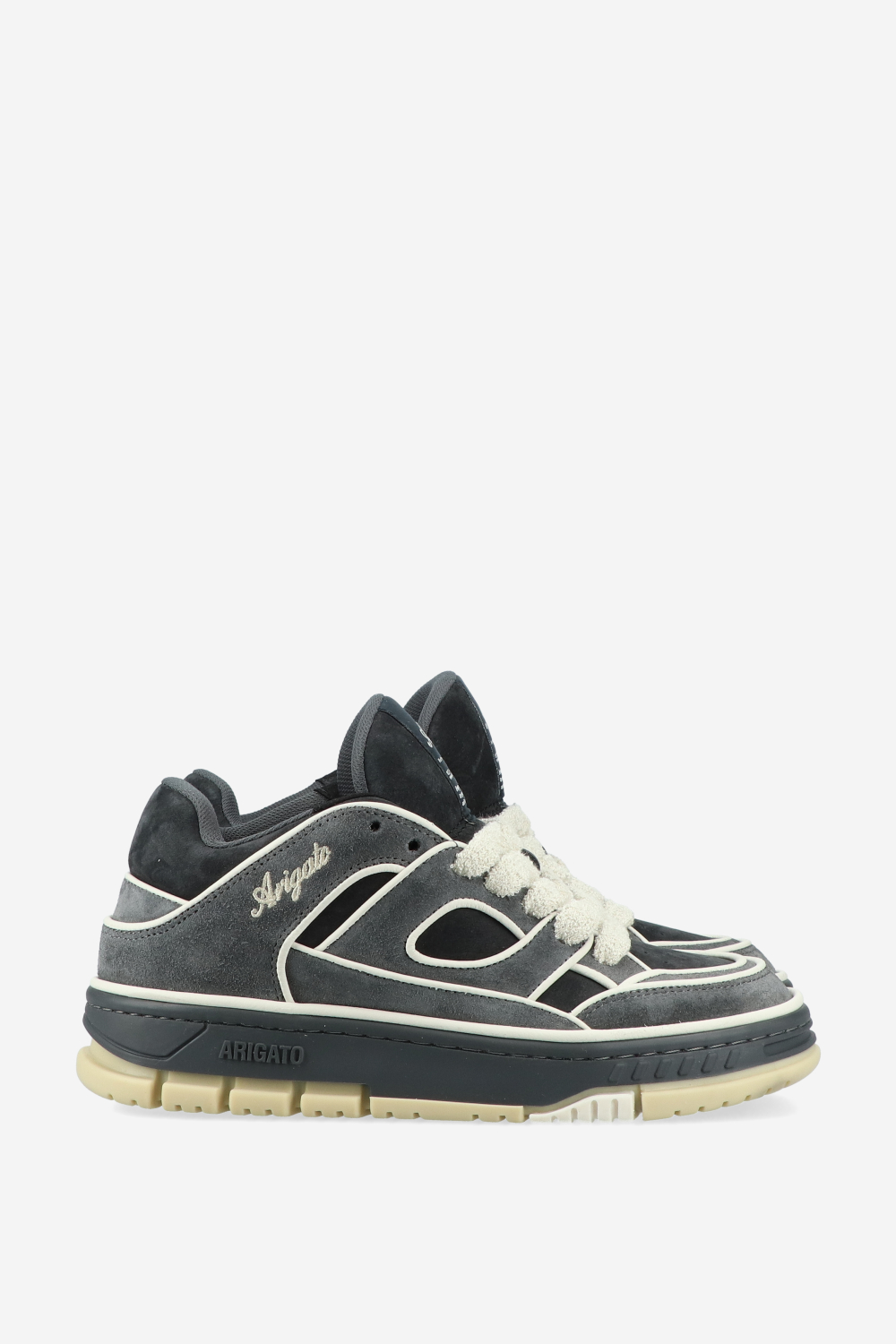 Area lo piping suede sneakers