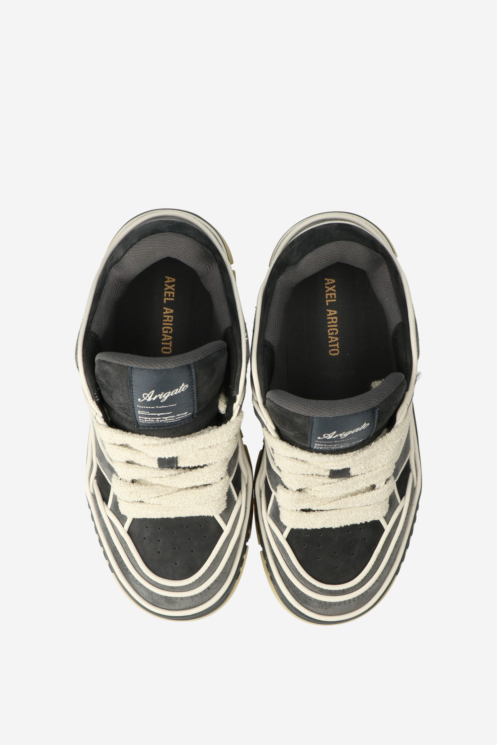 Area lo piping suede sneakers