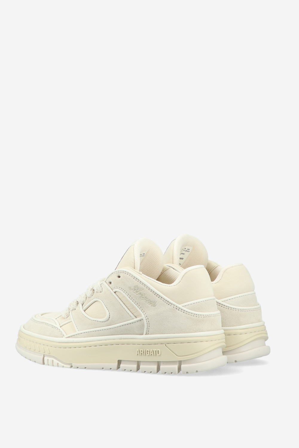 Area lo piping leather sneakers