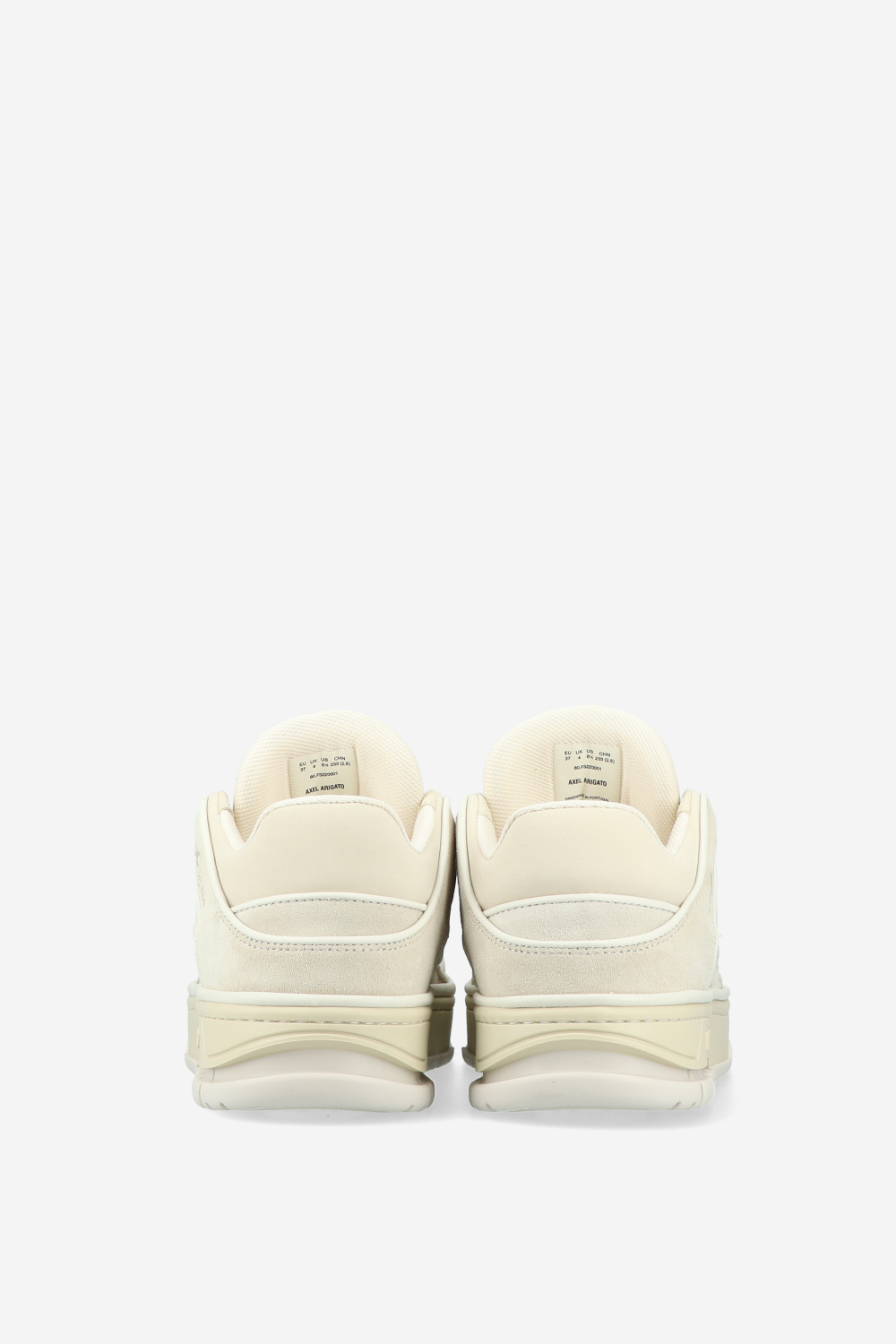 Area lo piping leather sneakers