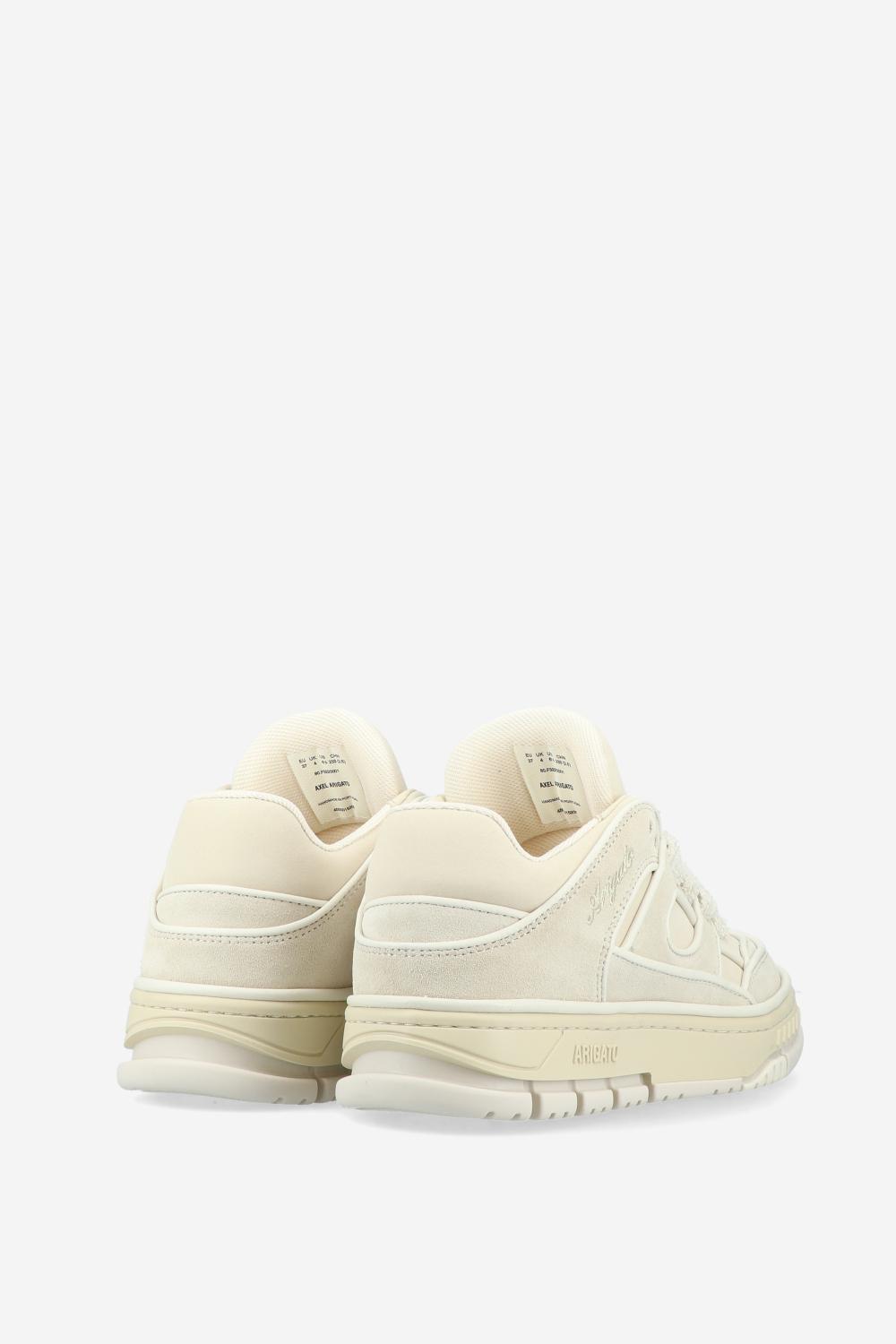 Area lo piping leather sneakers
