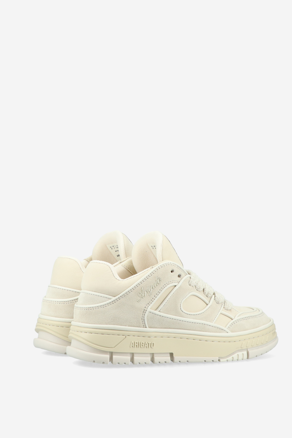 Area lo piping leather sneakers