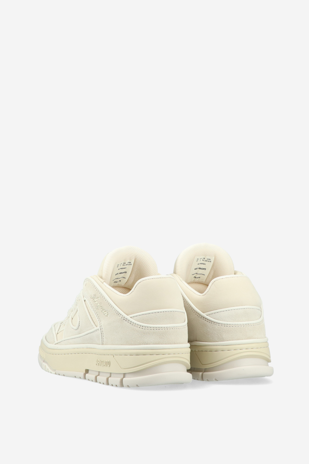 Area lo piping leather sneakers