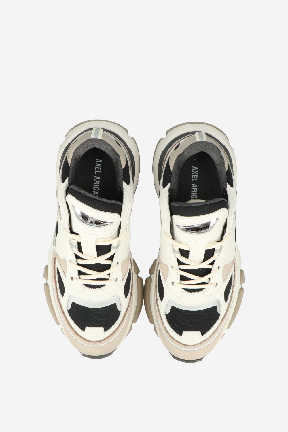 Sphere runner leather sneakers