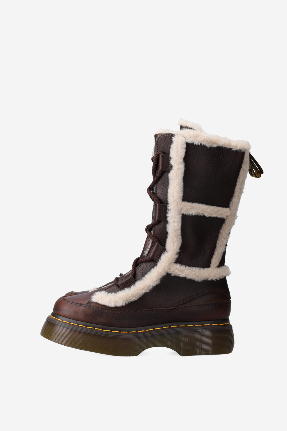 Buzz lace faux fur boots