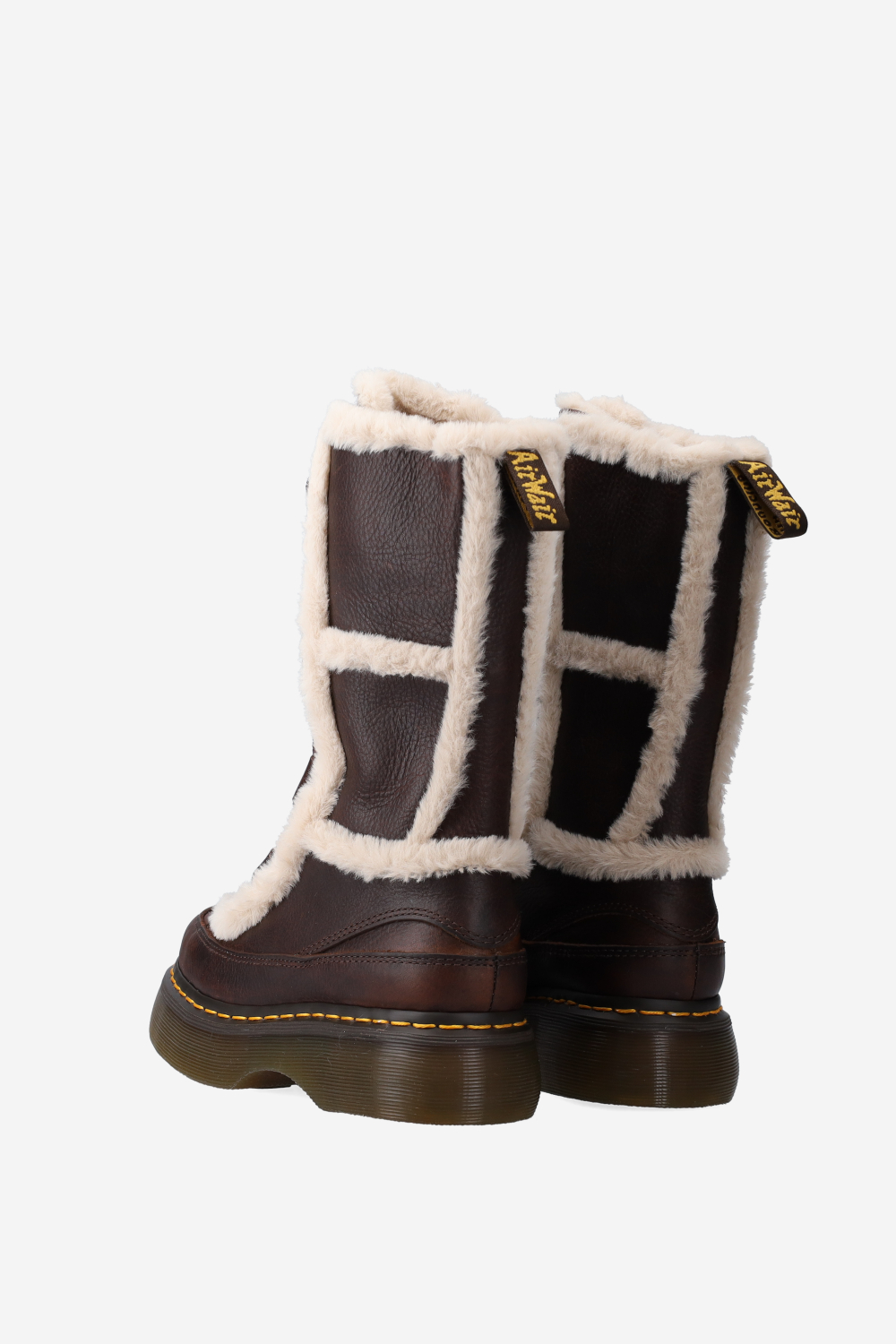 Buzz lace faux fur boots