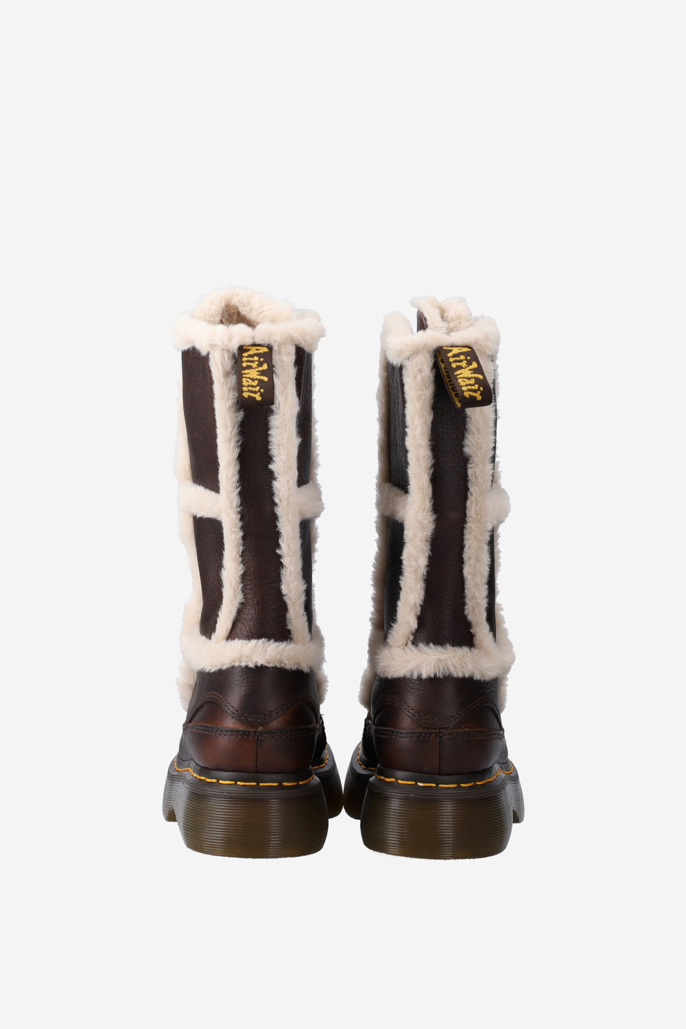 Buzz lace faux fur boots