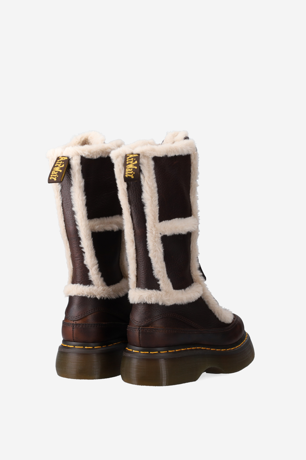 Buzz lace faux fur boots
