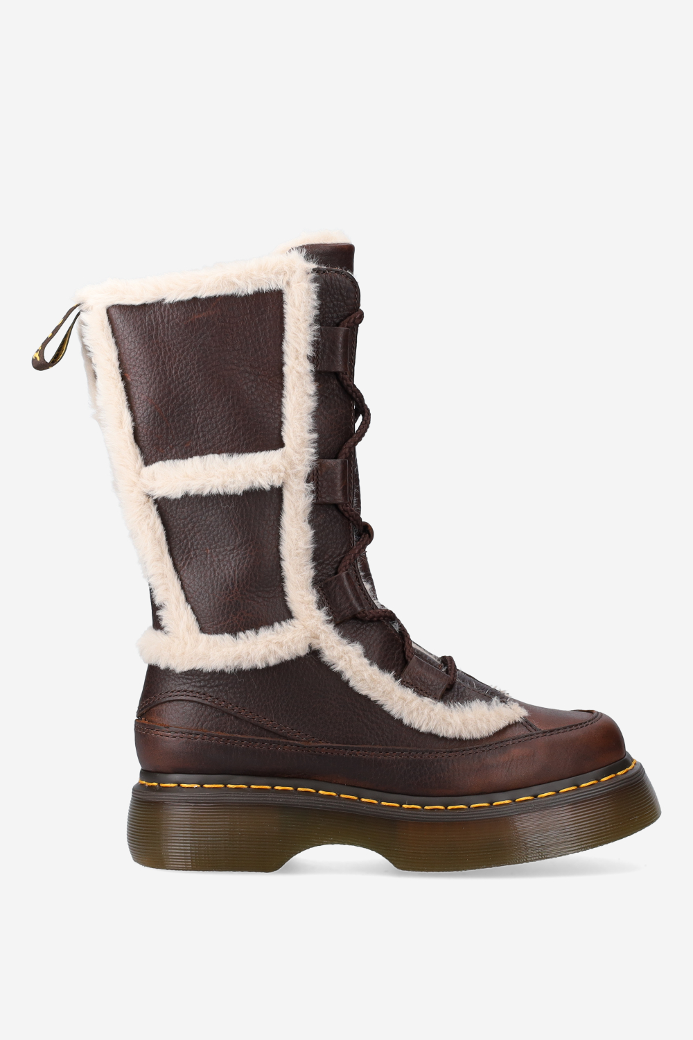 Dr. Martens - Buzz lace faux fur boots