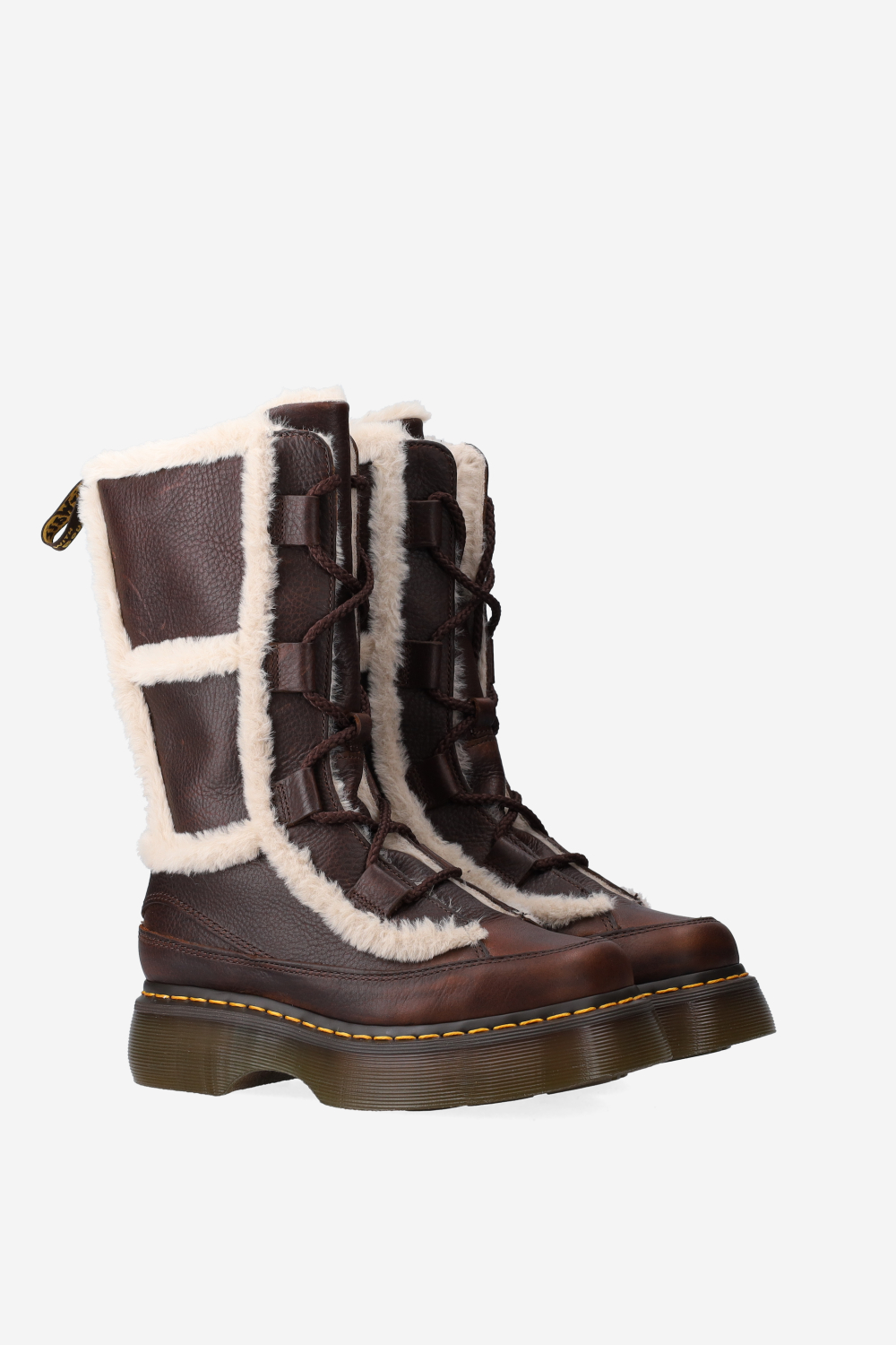 Dr. Martens - Buzz lace faux fur boots
