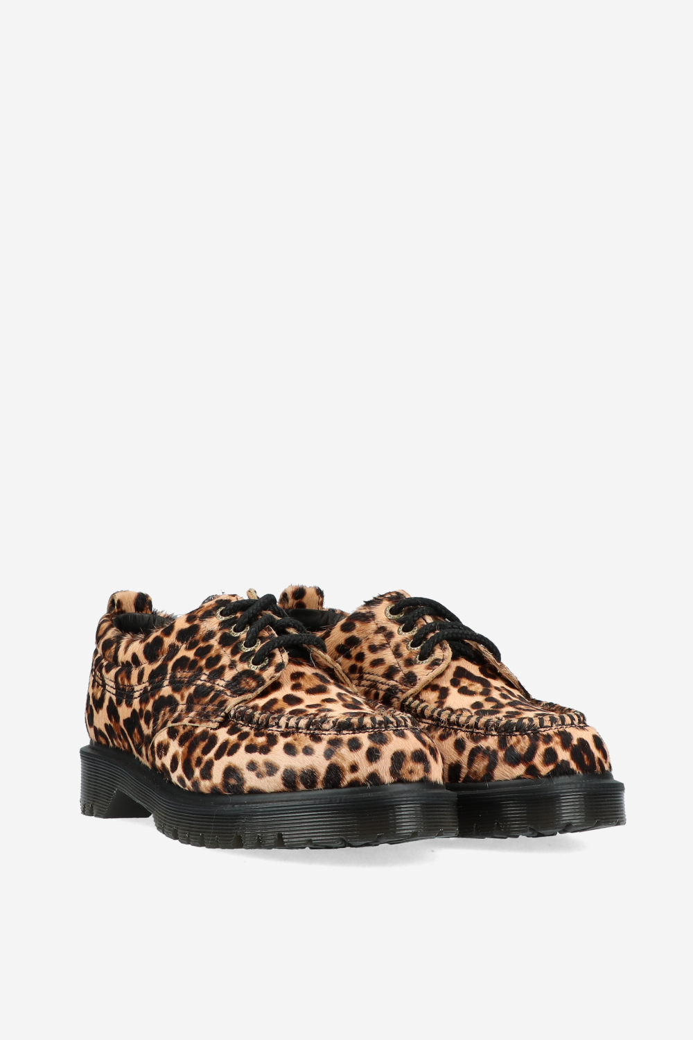 Lowell leopard print lace-up shoe