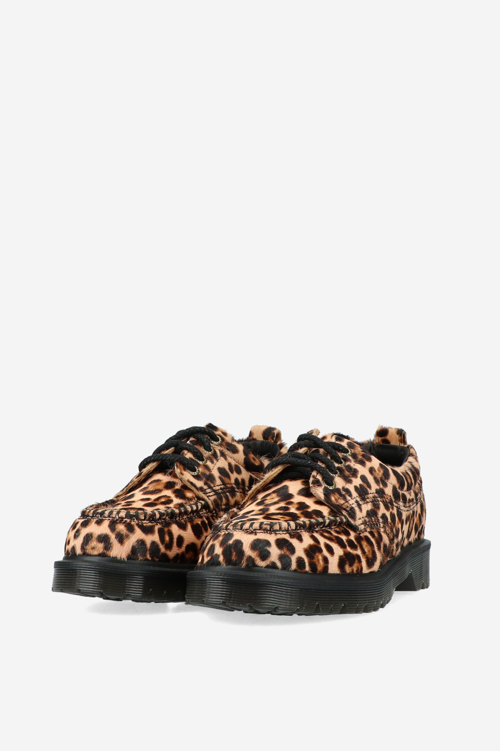 Lowell leopard print lace-up shoe