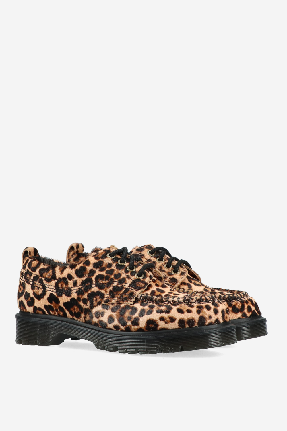 Dr. Martens - Lowell leopard print lace-up shoe