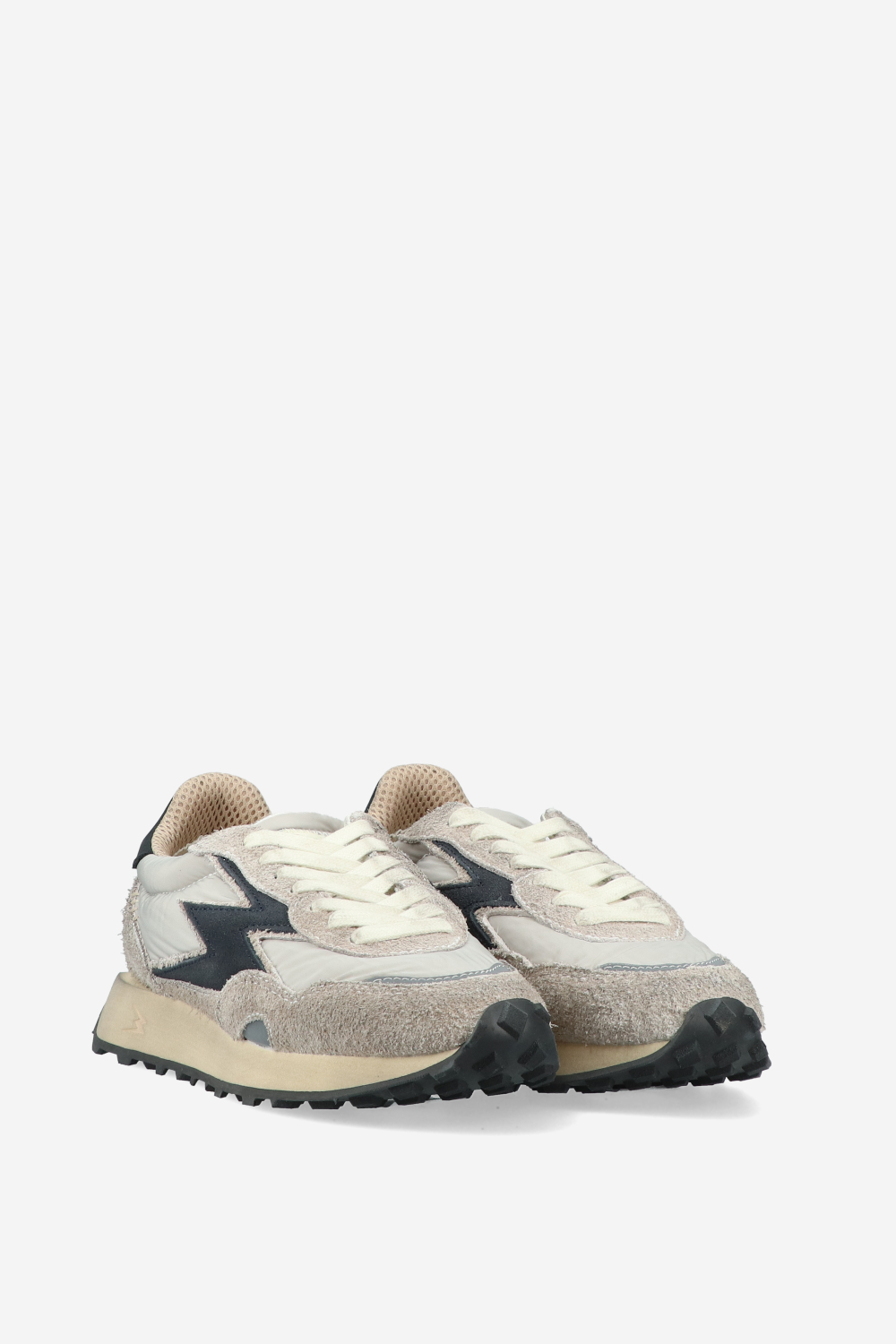 Hype nylon/suede sneakers