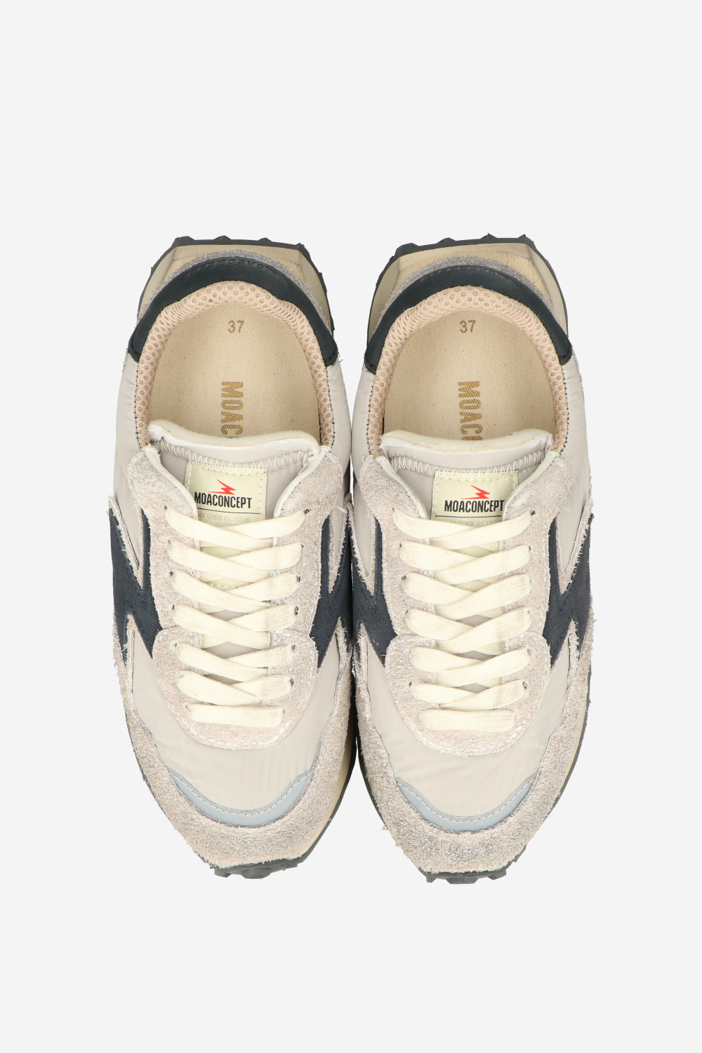 Hype nylon/suede sneakers