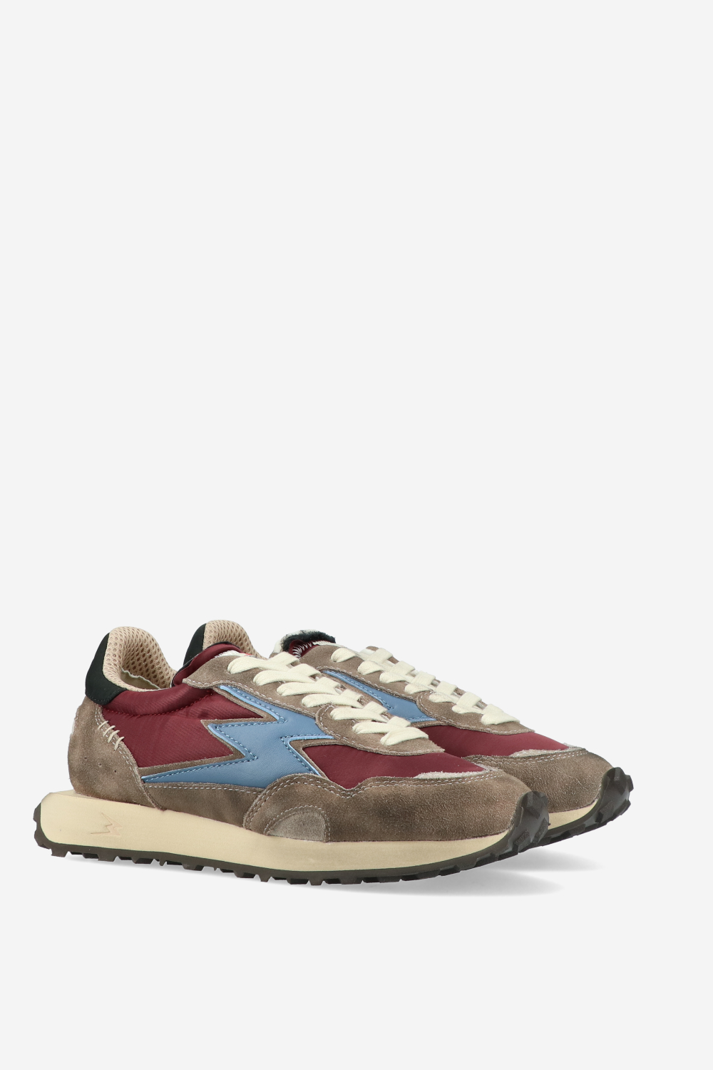 Hype nylon/suede sneakers