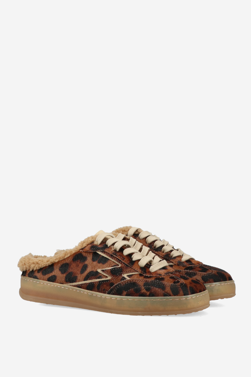 Club deluxe leopard horsy mules