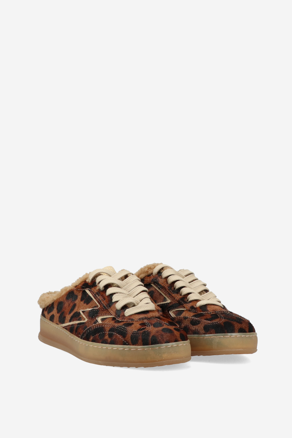 Club deluxe leopard horsy mules