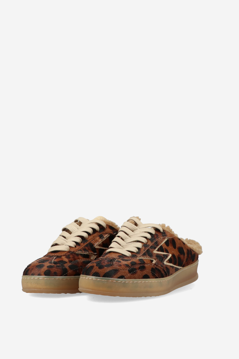Club deluxe leopard horsy mules