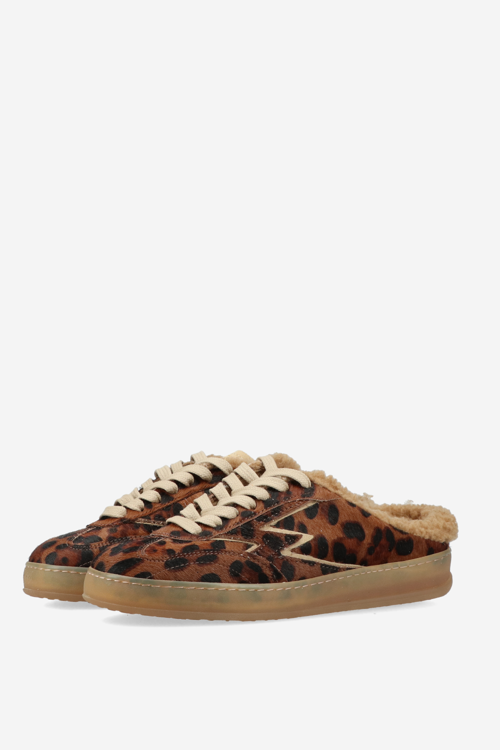 Club deluxe leopard horsy mules