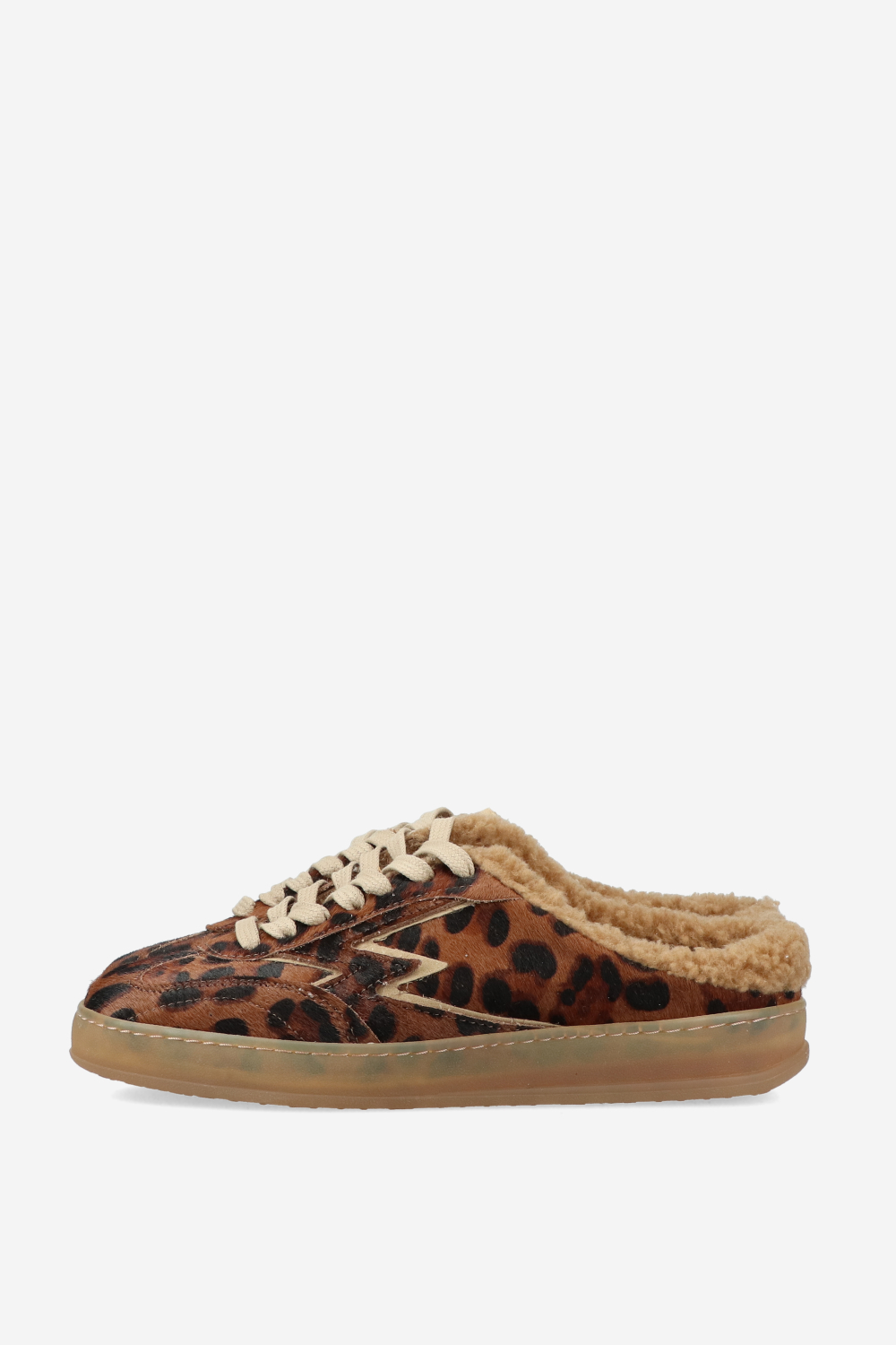 Club deluxe leopard horsy mules