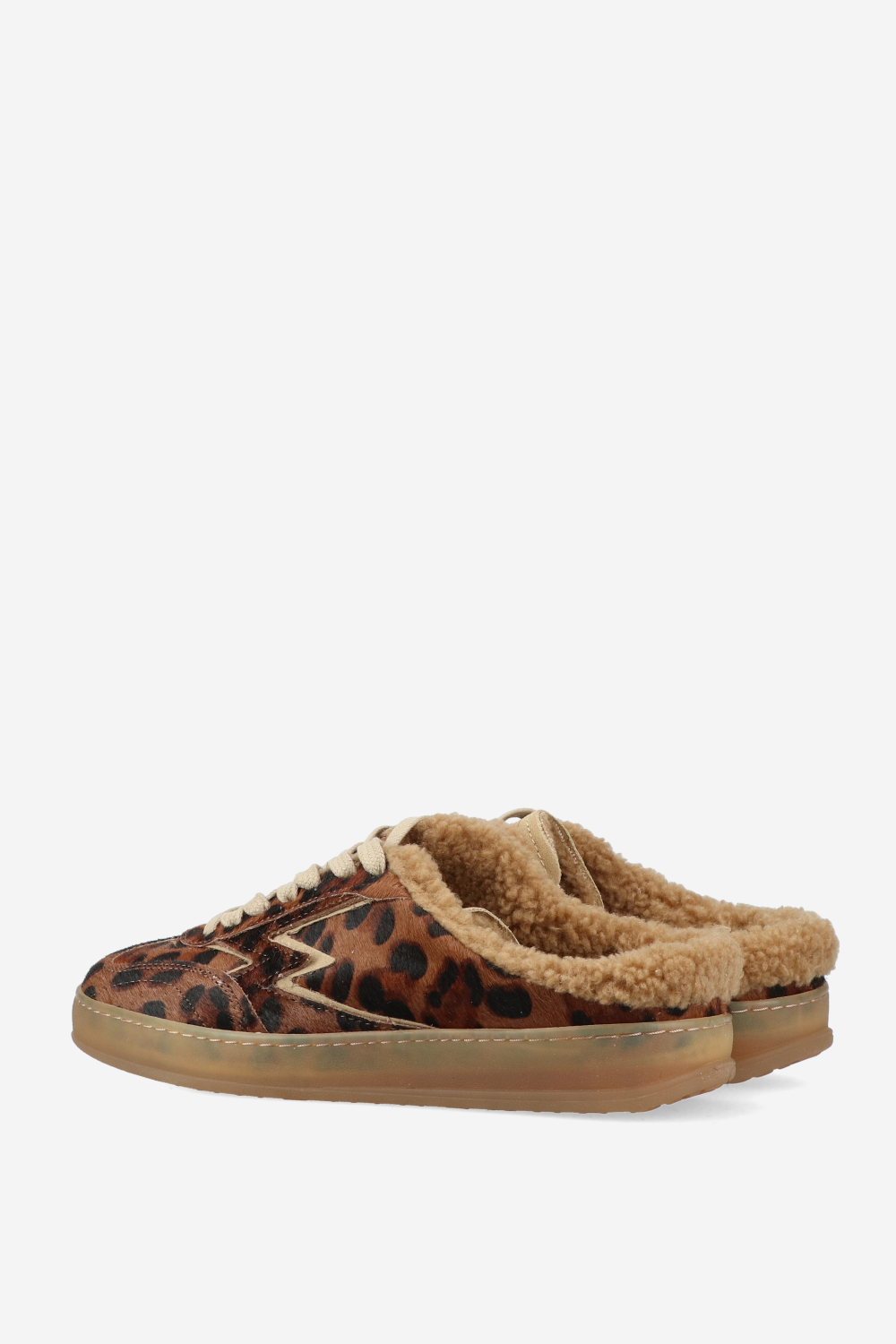 Club deluxe leopard horsy mules