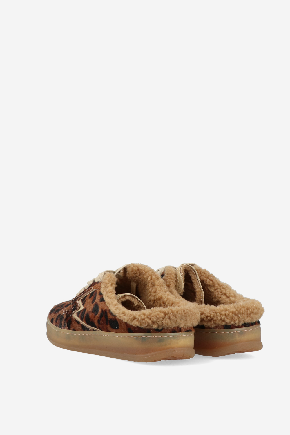 Club deluxe leopard horsy mules