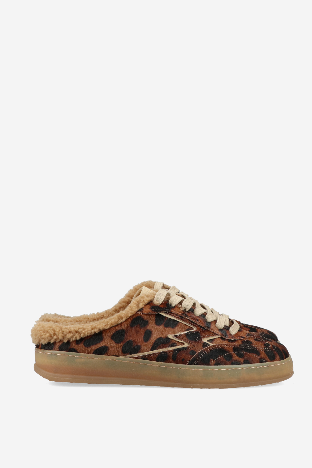 Club deluxe leopard horsy mules
